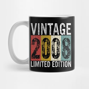 15 Years Old Vintage 2008 Limited Edition 15th Birthday gift Mug